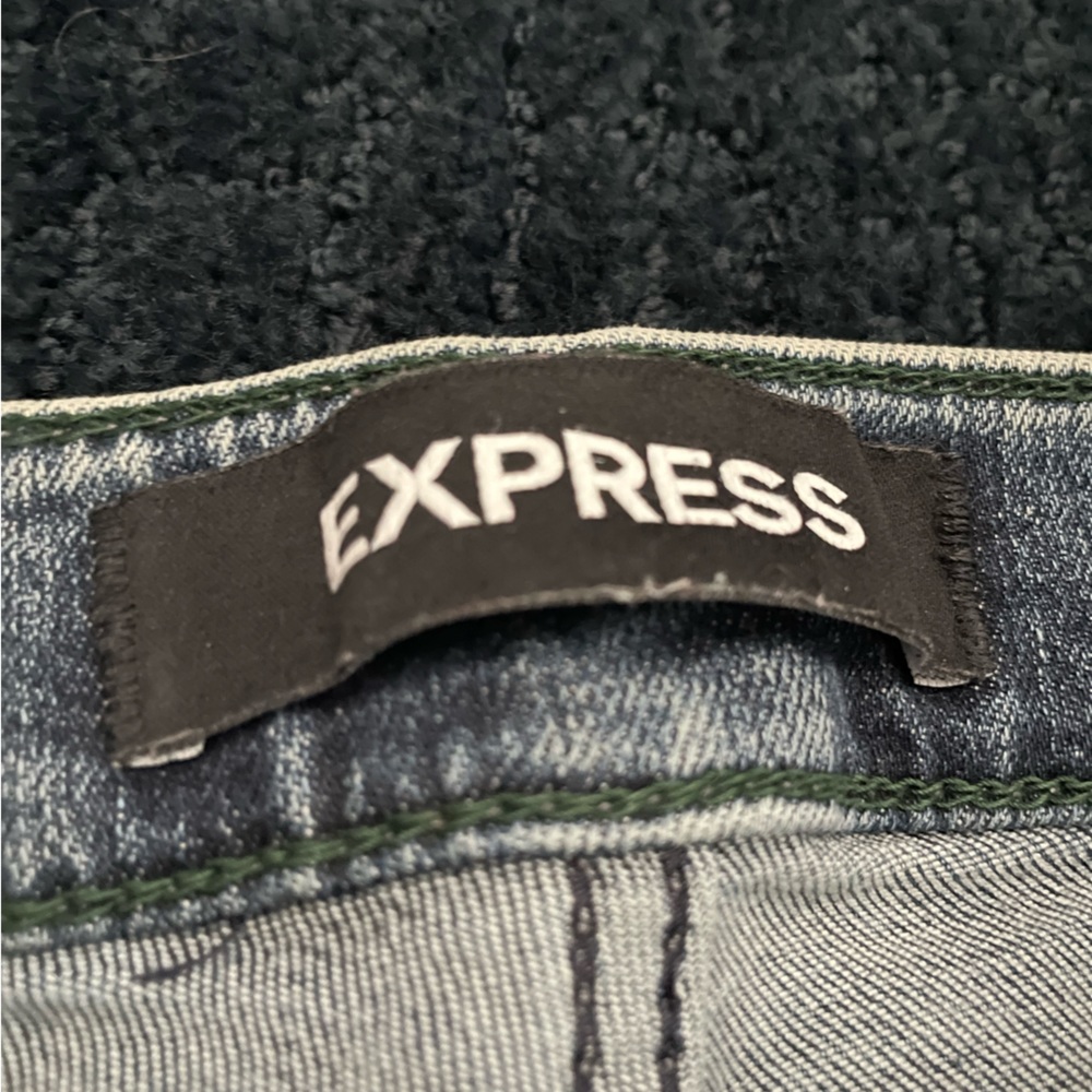Express Vintage Skinny High Rise Blue Jean Sz 4